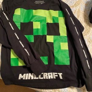 Minecraft long sleeve shirt, like new